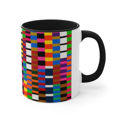 color bars accent coffee mug 11oz3