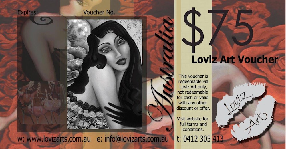 Loviz Arts   WEB $75 voucher