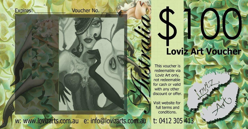 Loviz Arts   WEB $100 voucher