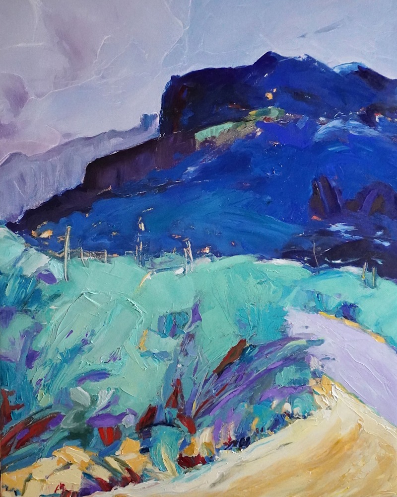 New embellished Sabino Canyon Purple Mountain March 3 DSC00314