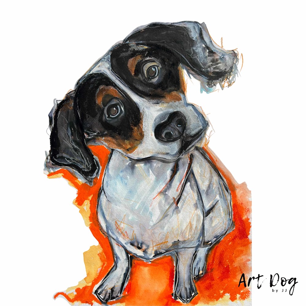 Art Dogs by JJ Beagle Mix
