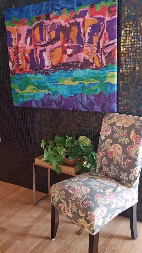 colorado color hanging on tile wall