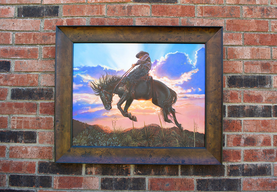 1883 cowboy framed