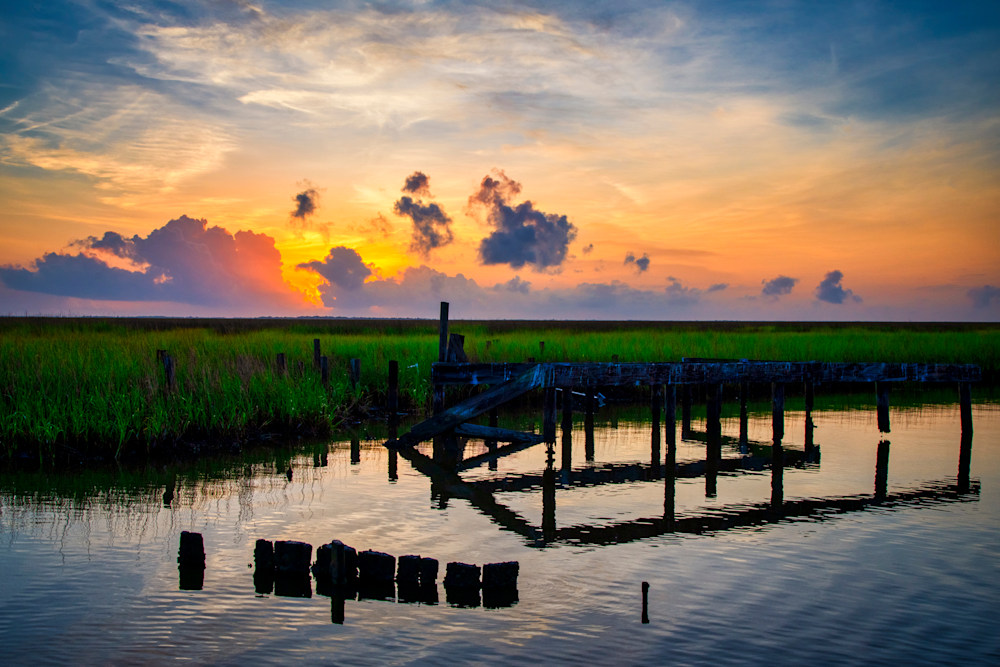 Andy Crawford Photography Marsh Sunrise   Signed Edition