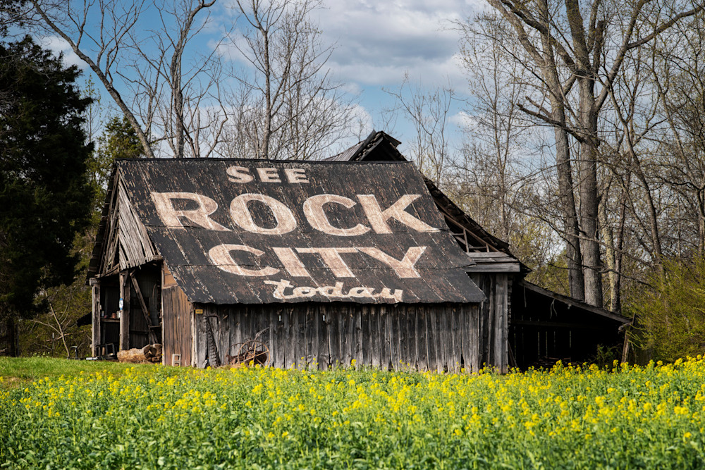Andy Crawford Photography See Rock City Barn   Signed Edition