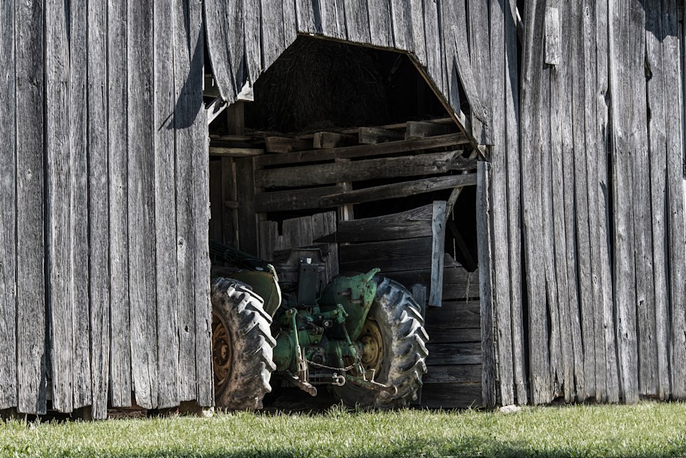 Andy Crawford Photography Barn kept John Deere   Signed Edition