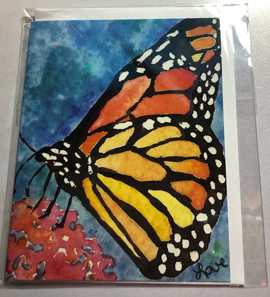Butterflies card set little lady queeen