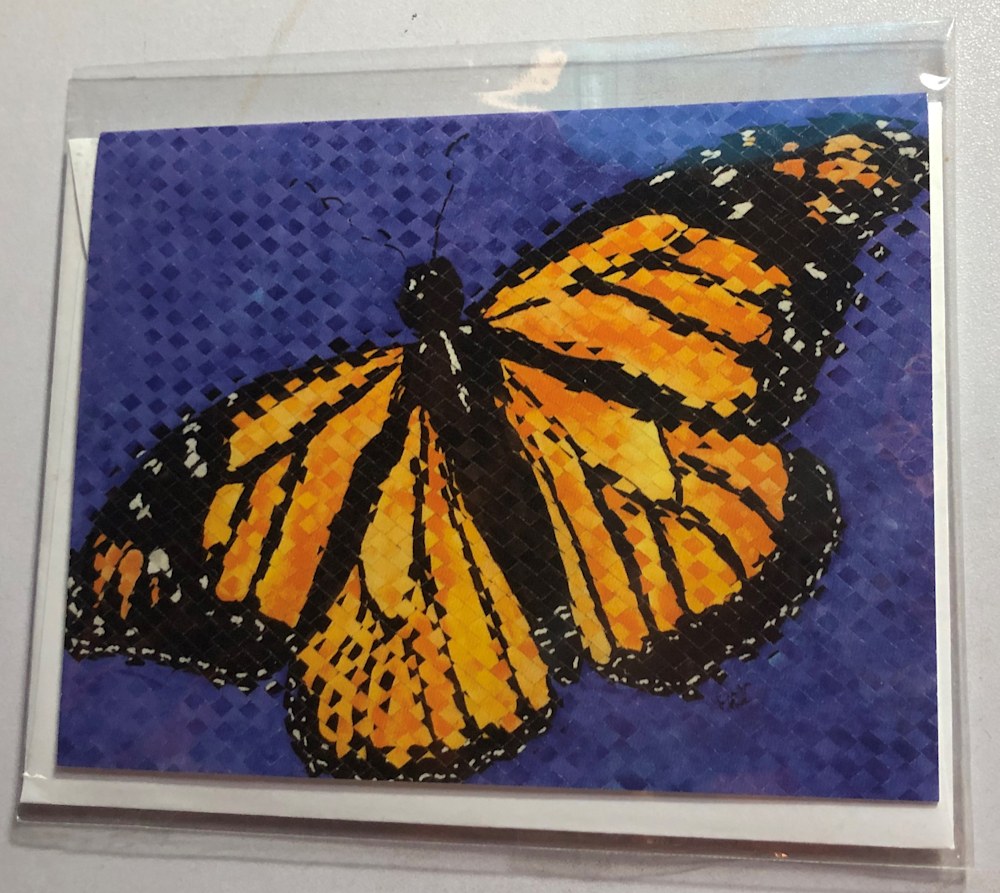 Butterflies card set flutter