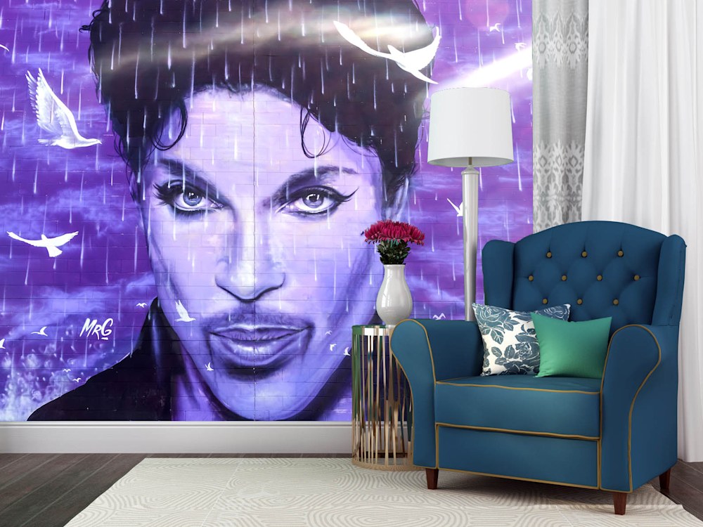 Prince Mural at the Chanhassen Cinema
