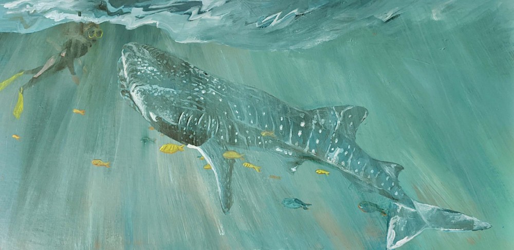 Whale shark painting v1