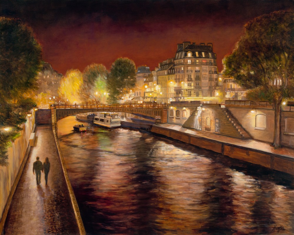Walking on the Seine 24x30 adjusted small