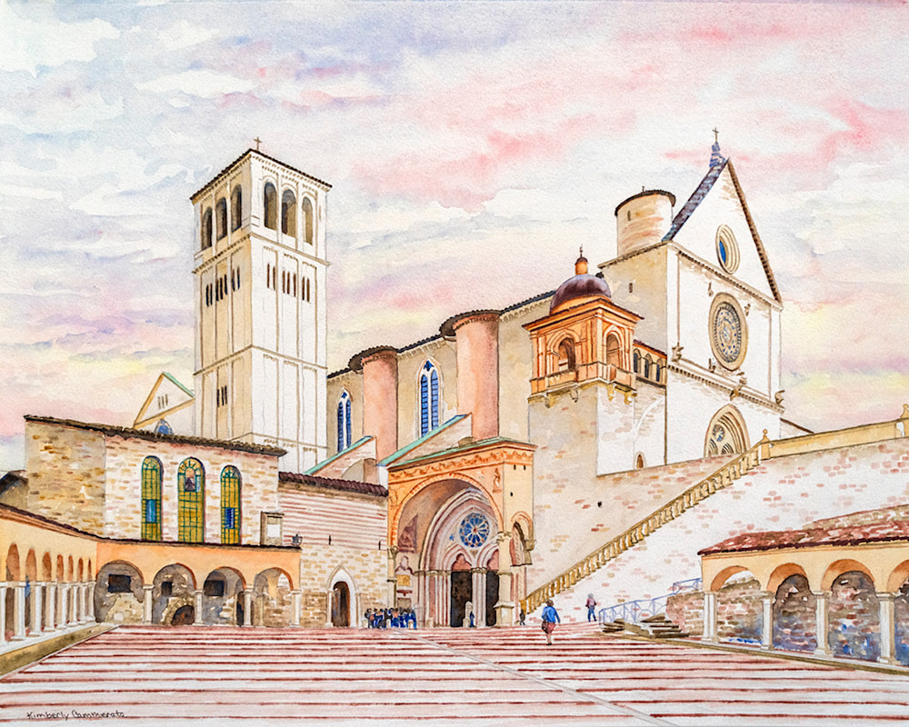 La Basilica di San Francesco d’Assisi, Umbria | Kimberly Cammerata | 72DPI