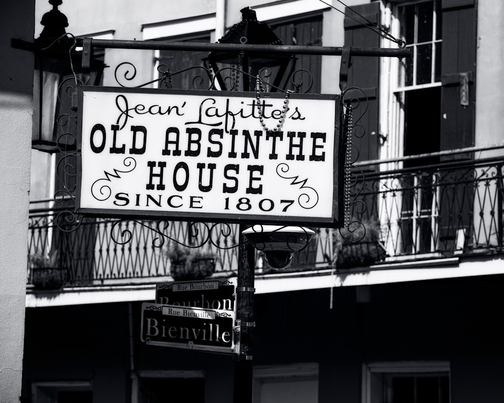 Andy Crawford Photography Jean Lafitte's Old Absinthe House   Signed Edition