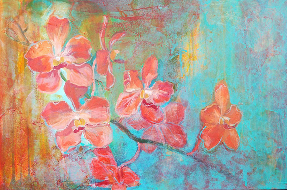 Annick Duvivier orchid 16x24 expo