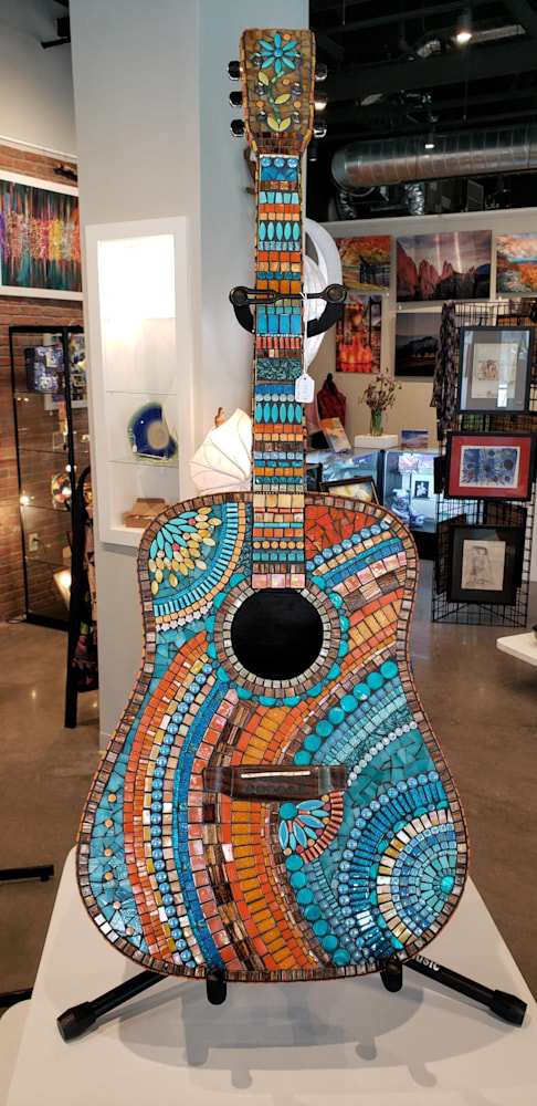 Tanya Warwick Mosaic Guitar