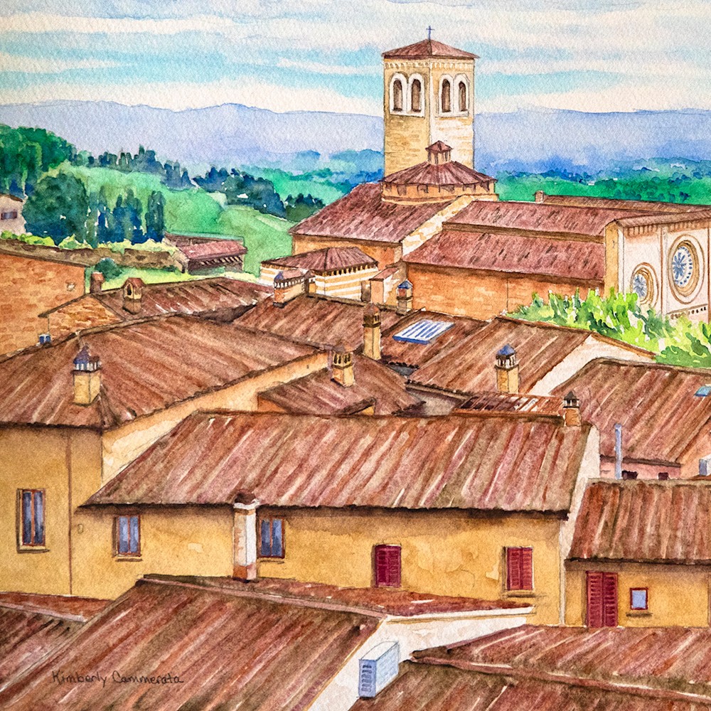 Rooftops of Assisi | Detail 03 | Kimberly Cammerata