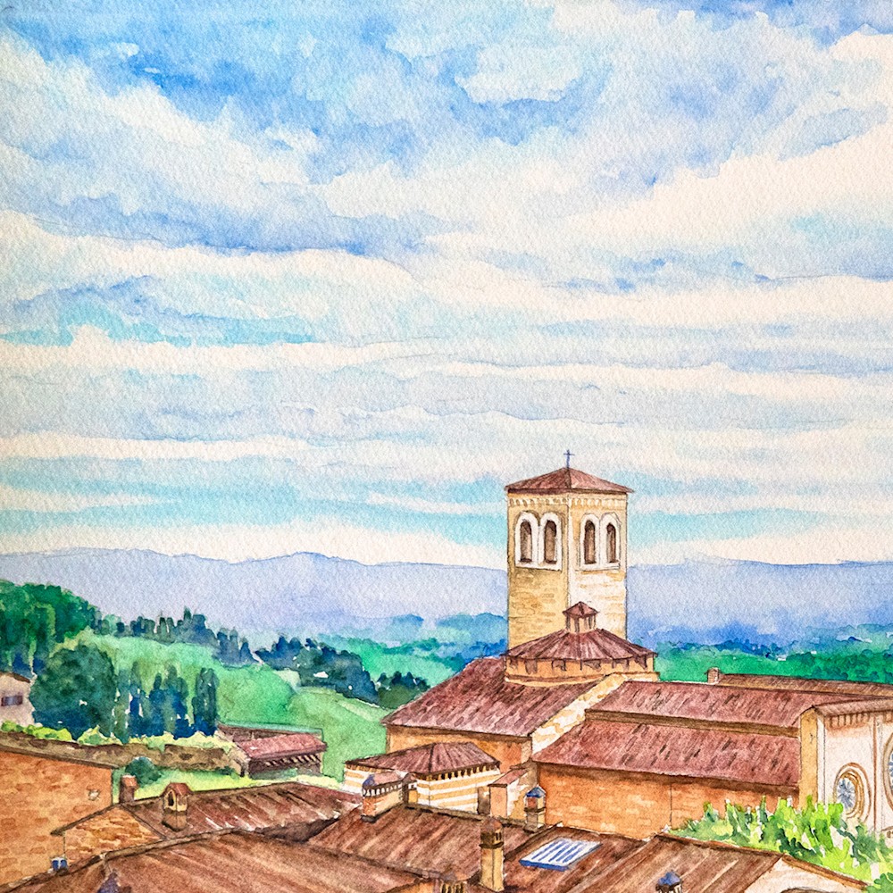 Rooftops of Assisi | Detail 05 | Kimberly Cammerata