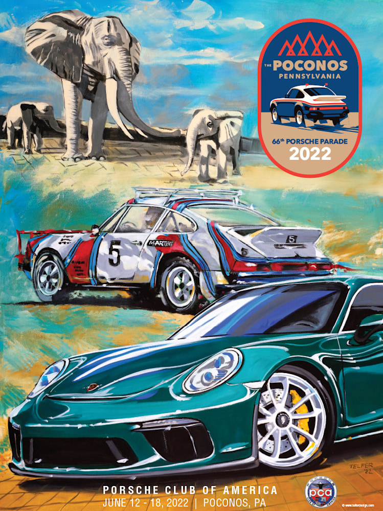 Porsche Parade Poster 2022