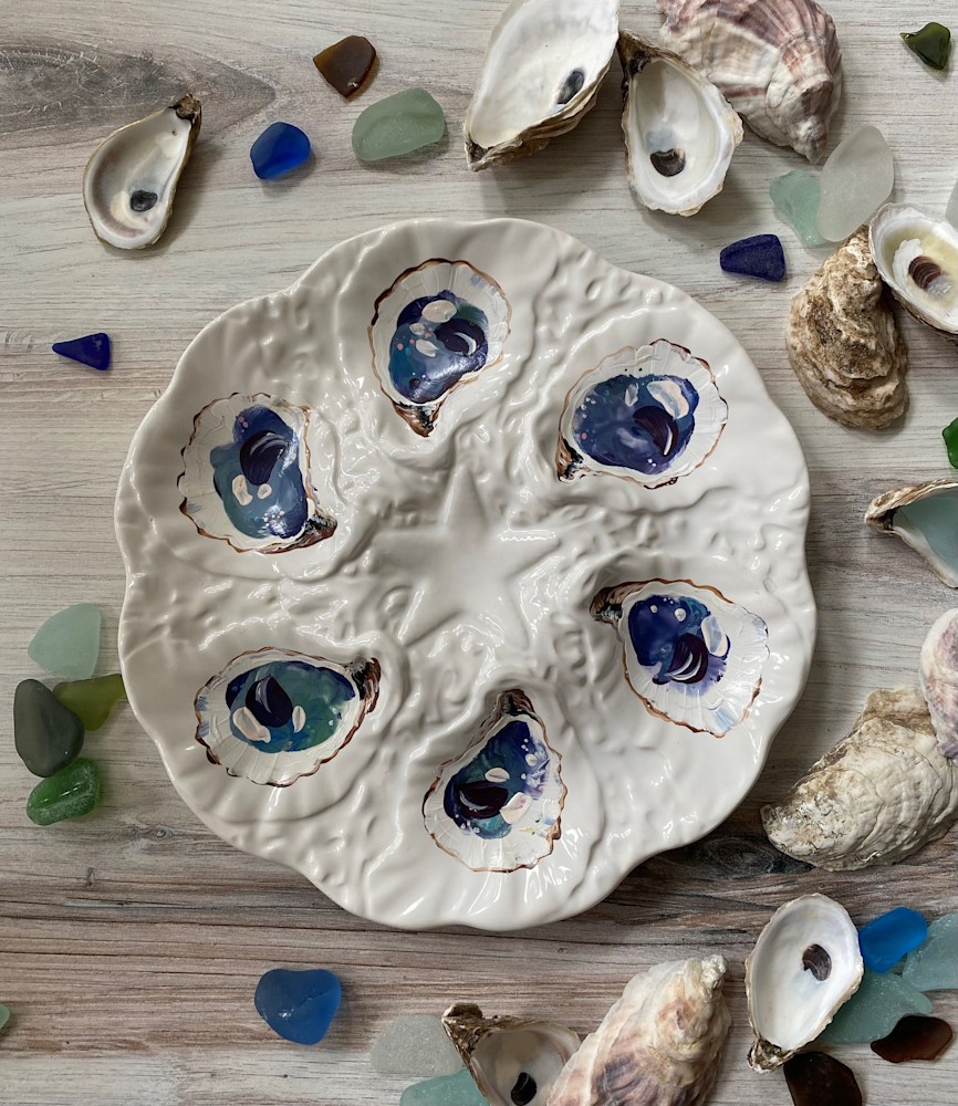 Oyster Plate Starfish 3