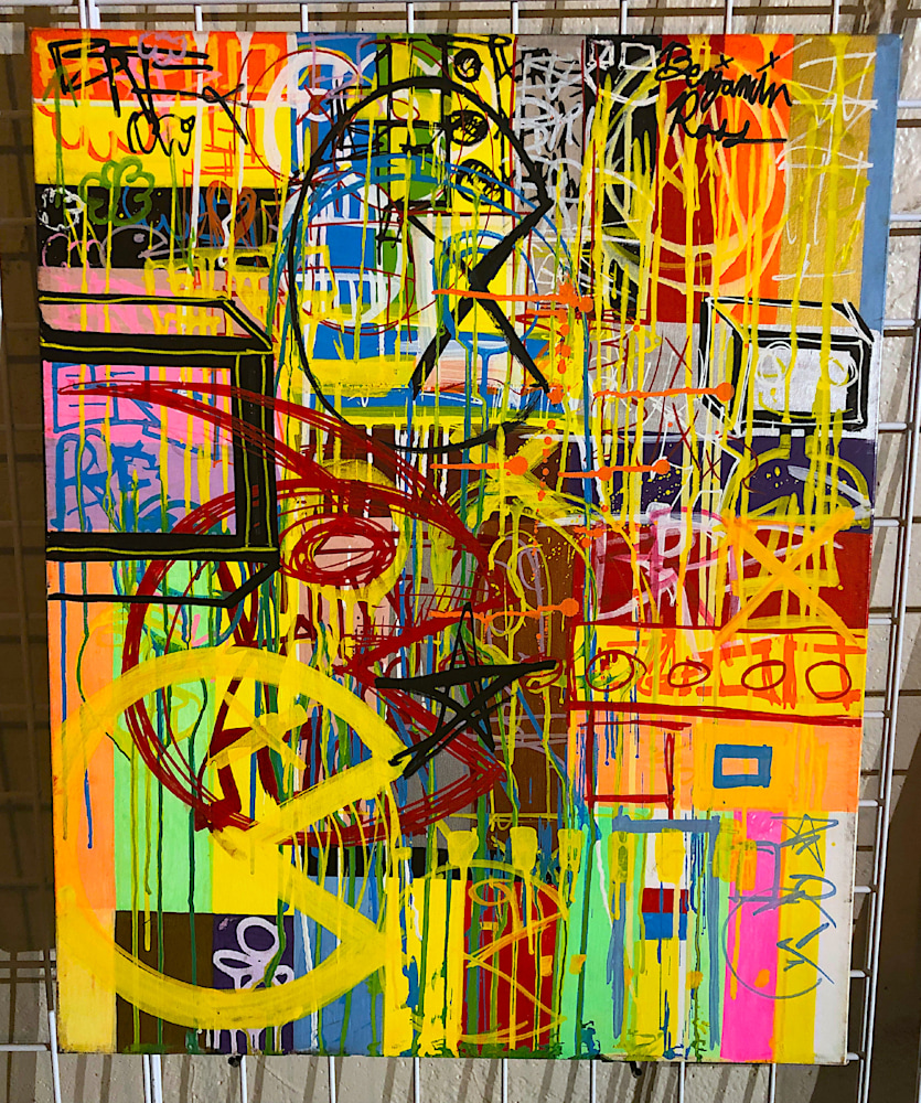 24x30 Graffiti Splatter