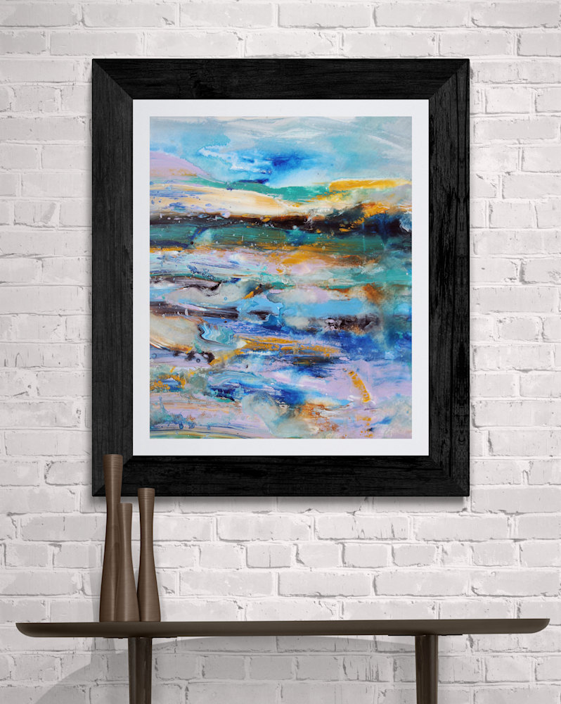 1036 Stylish ceramic vases on side table