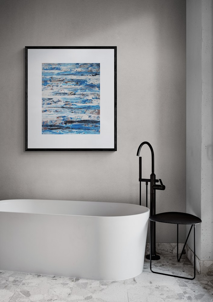 898 Relaxing bath in modern bathroom interior