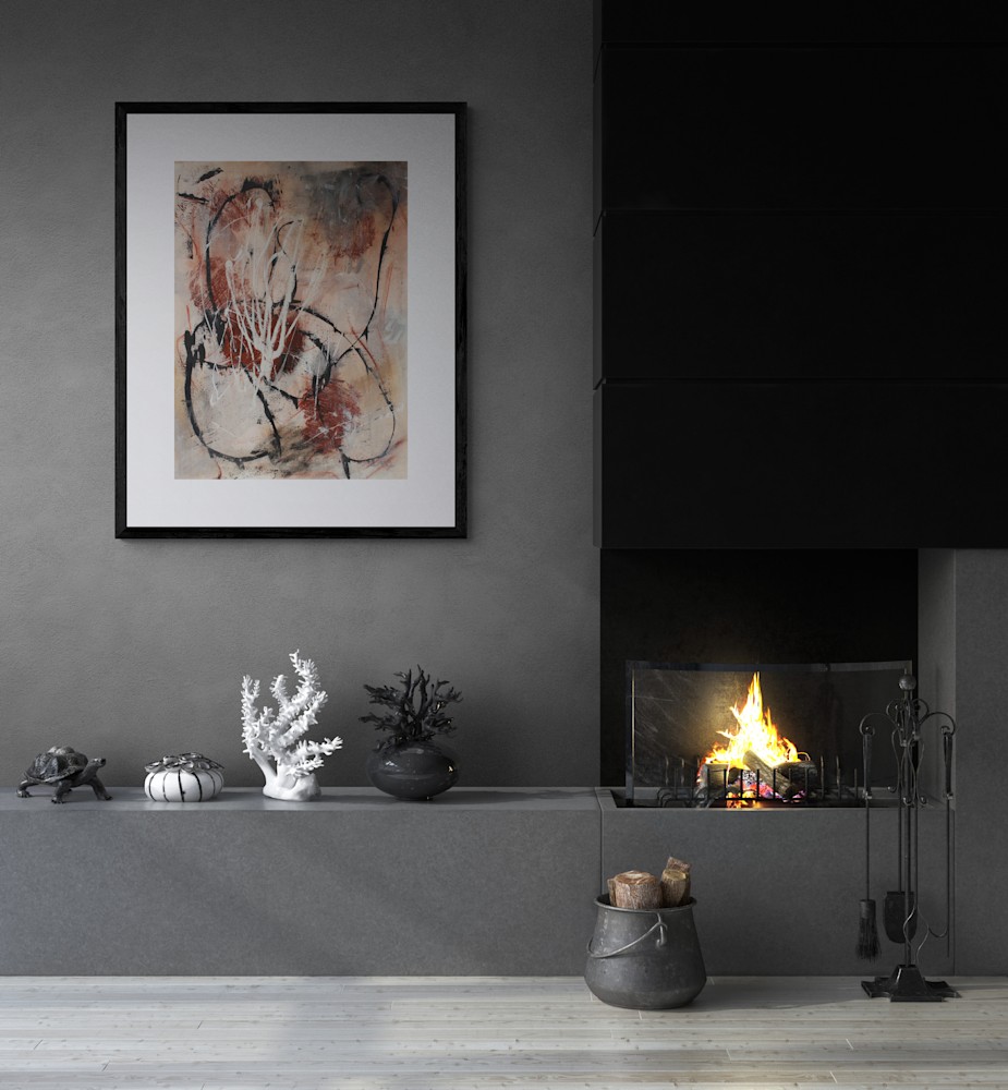 196 Cozy modern living room fireplace