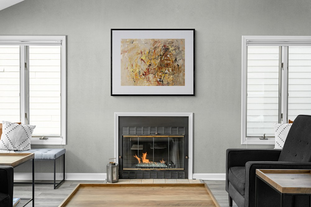 289 Cozy living room with fireplace