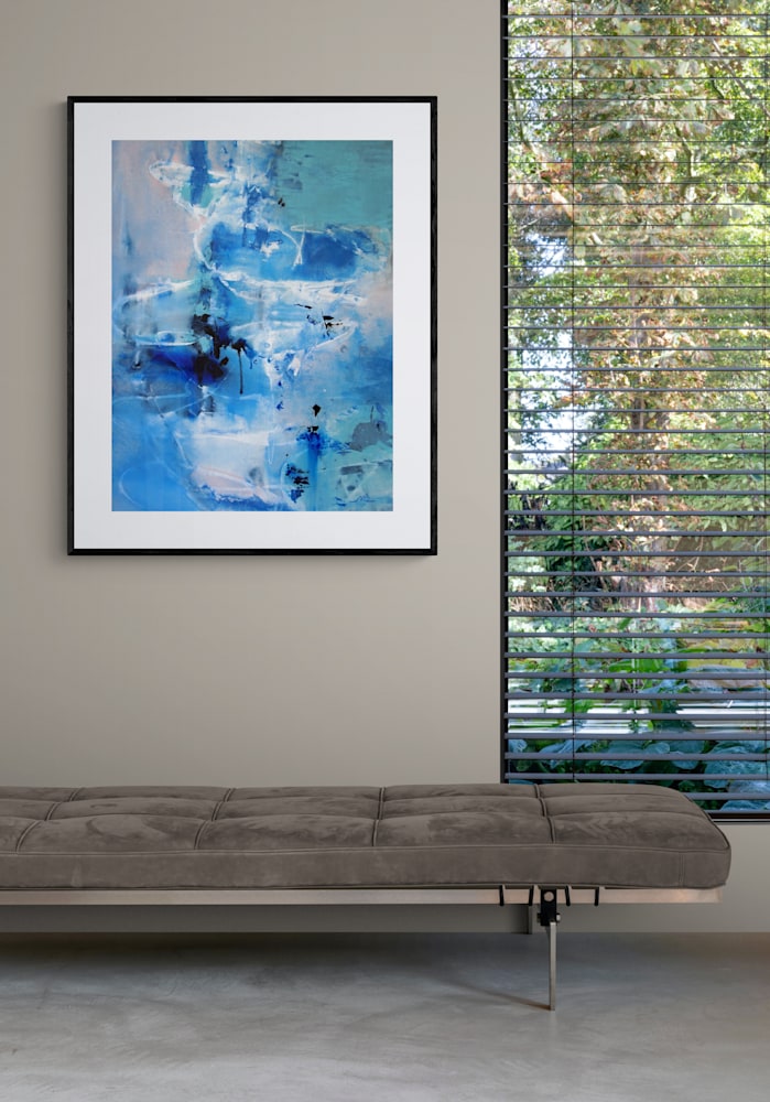 368 Suede seat with garden views