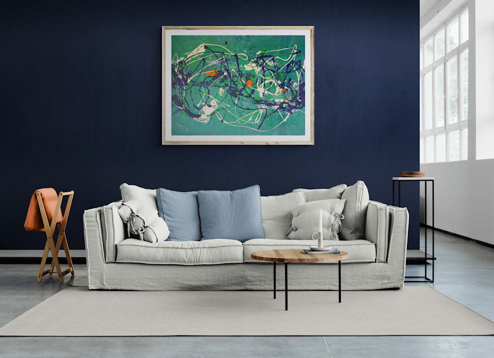 779 Open plan industrial style living room