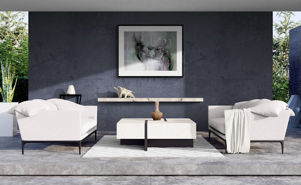 885 Modern outdoor living area