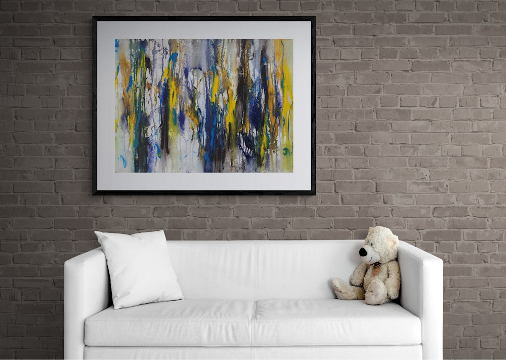 893 Teddy bear  on white leather sofa