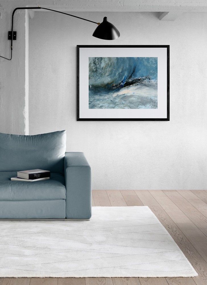 894 Industrial style living room with comfy sofa