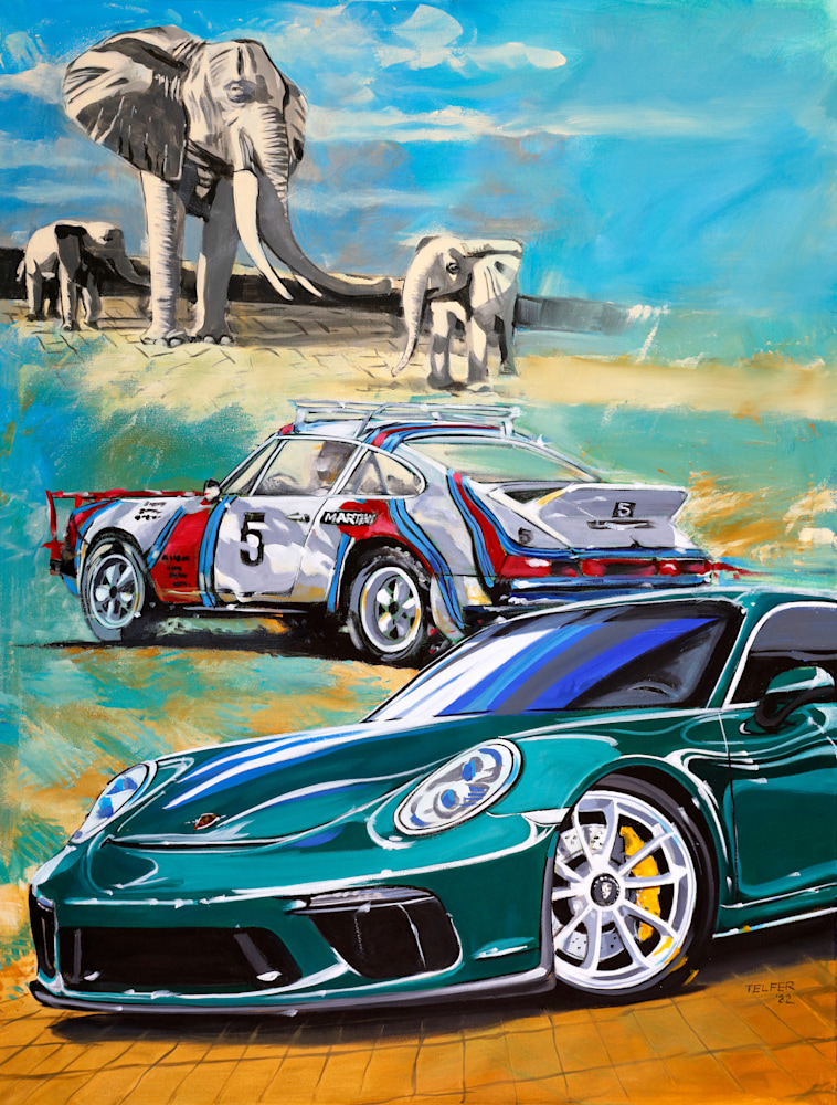 Porsche Parade 2022 Final Painting for print