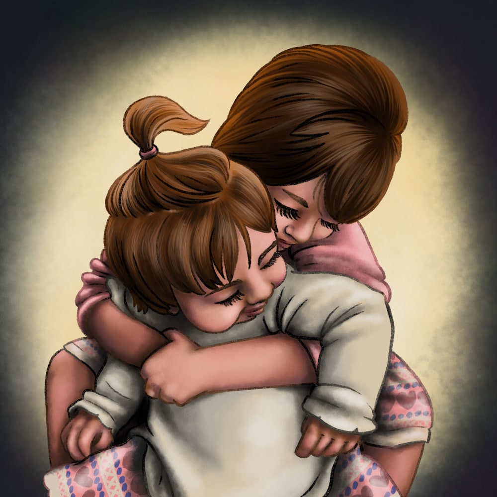 Elaina Babies Hug