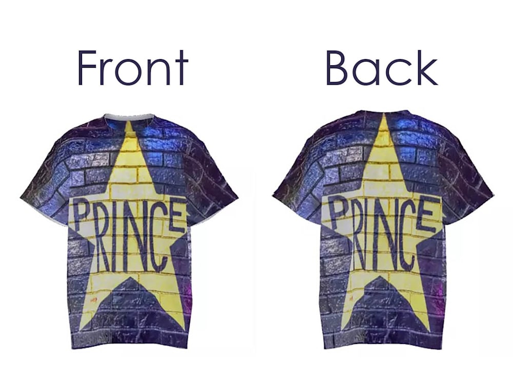 Prince First Avenue All Over T-Shirt - Size Large