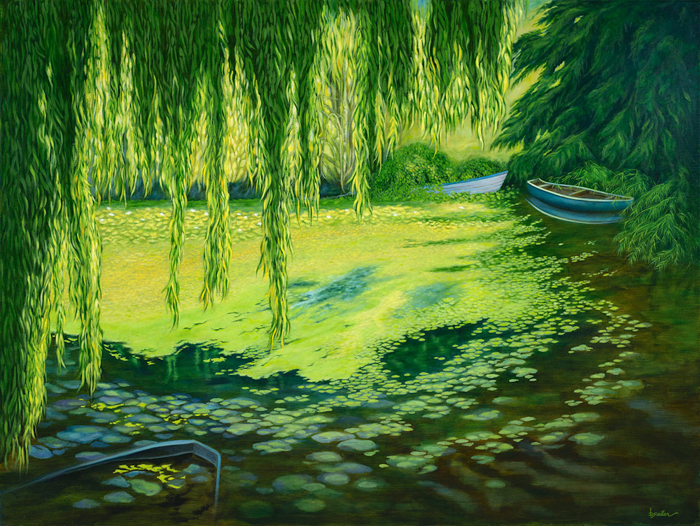 Willows and Waterlillies
