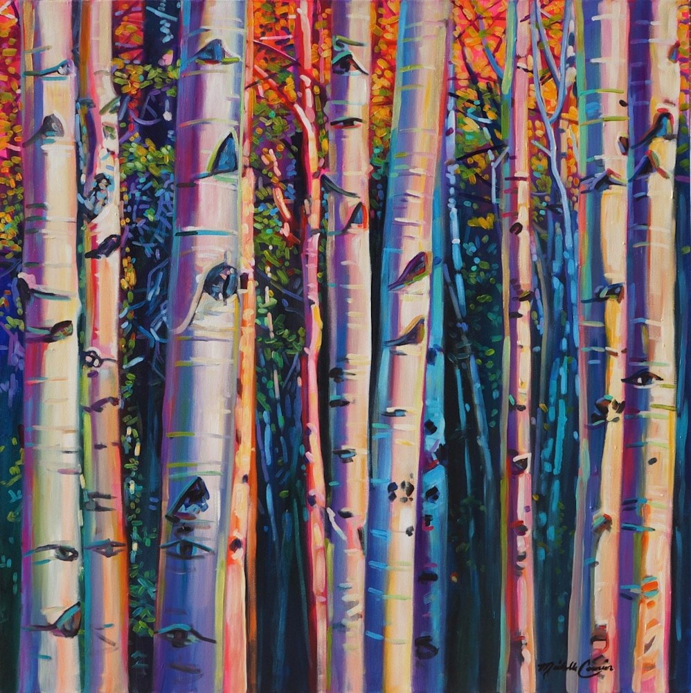 candied colored aspens