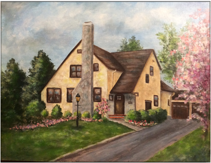 house portrait  minerva Ave Manasquan 