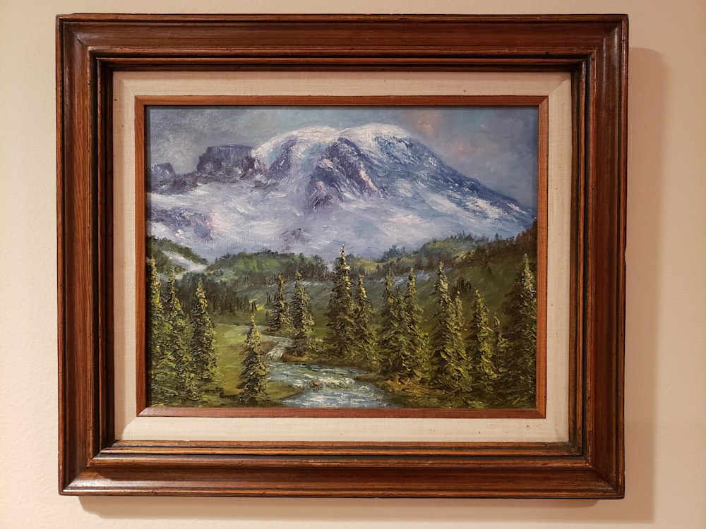 Mount Rainier Framed