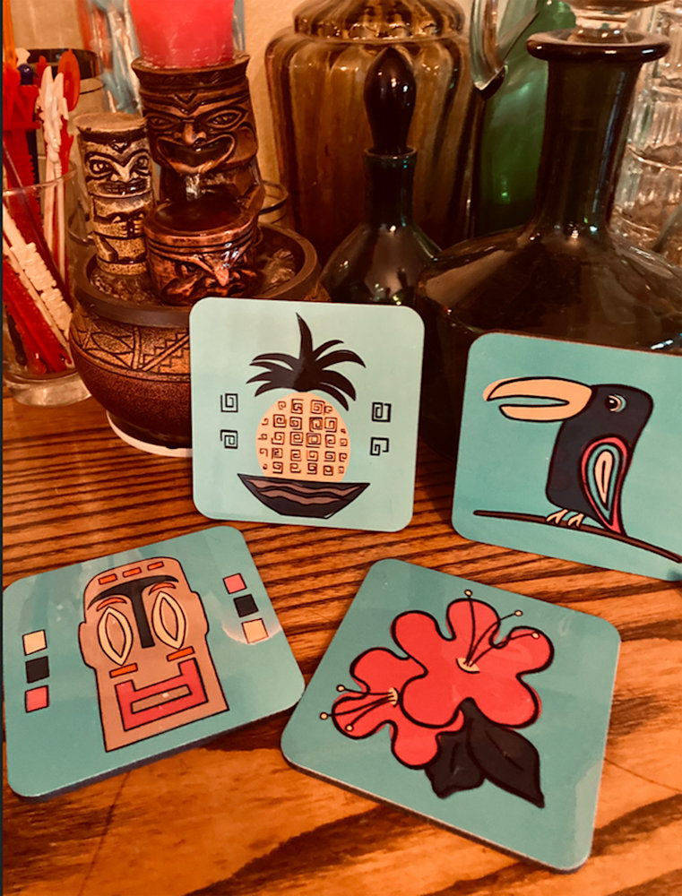 Tiki Coasters