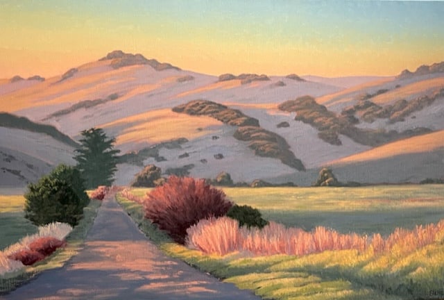 West Marin Hills and Fields in Winter light