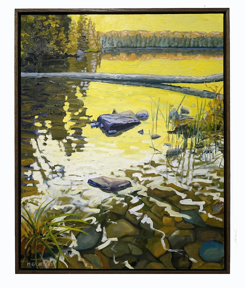 Yellow Lake   framed
