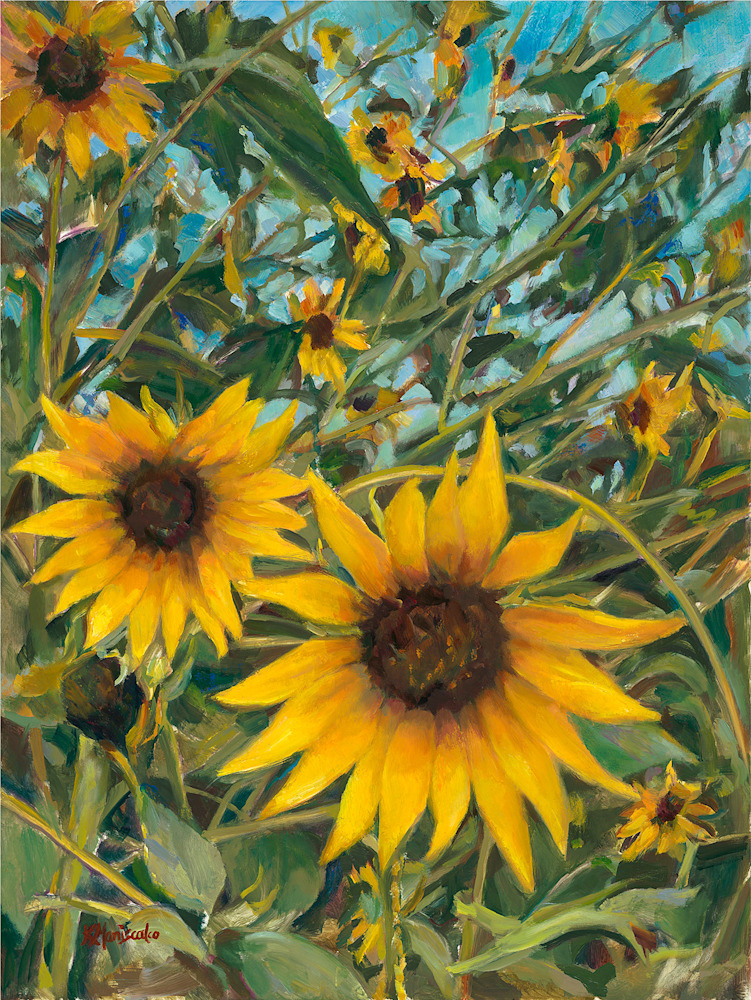 Santa Fe Sunflowers18x24