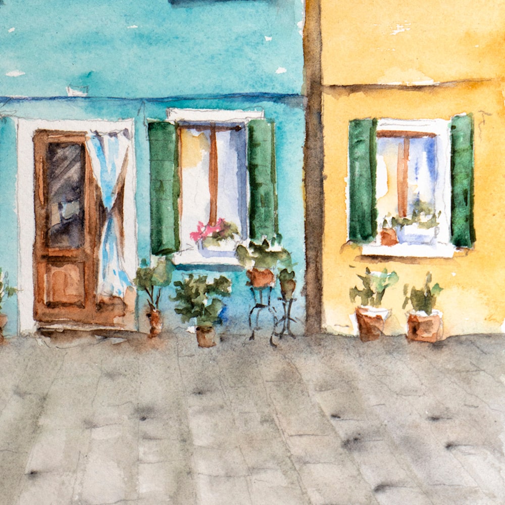 The Blue House, Burano, Venezia | Detail 01 | Kimberly Cammerata