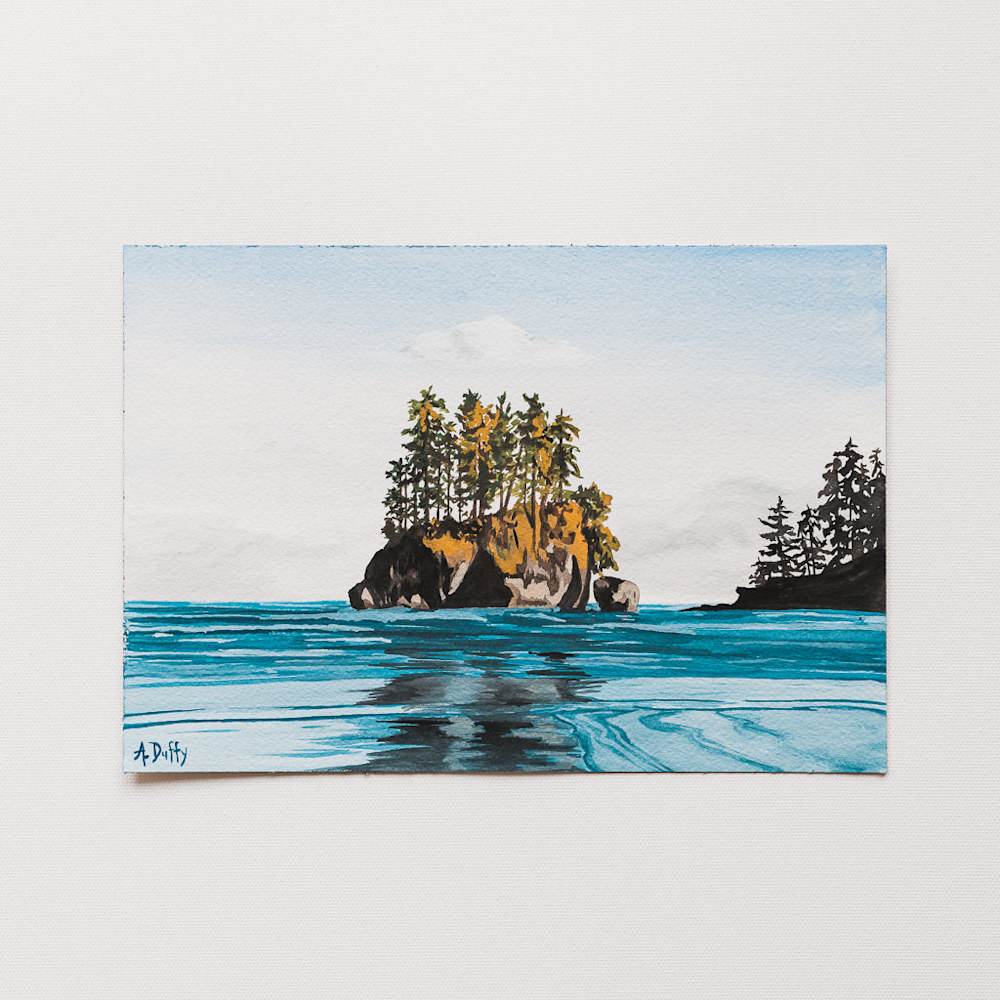 beach combing gouache port angeles painting amy duffy 001