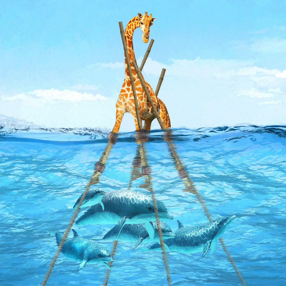 The Giraffe and the Dolphins