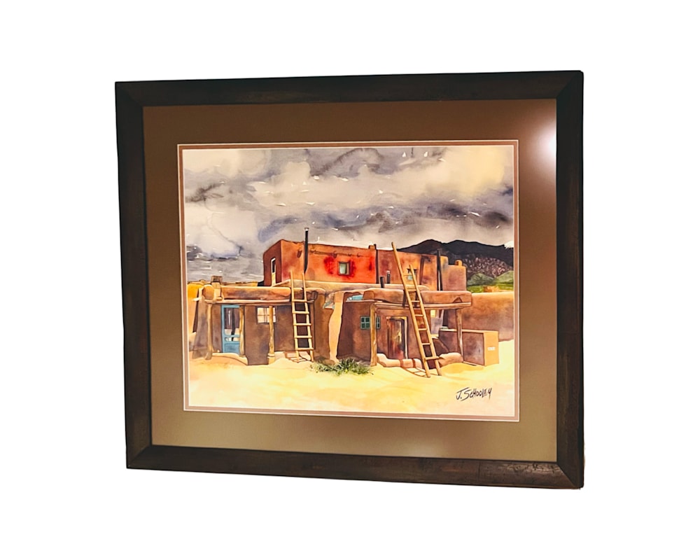 Toas Pueblo Framed