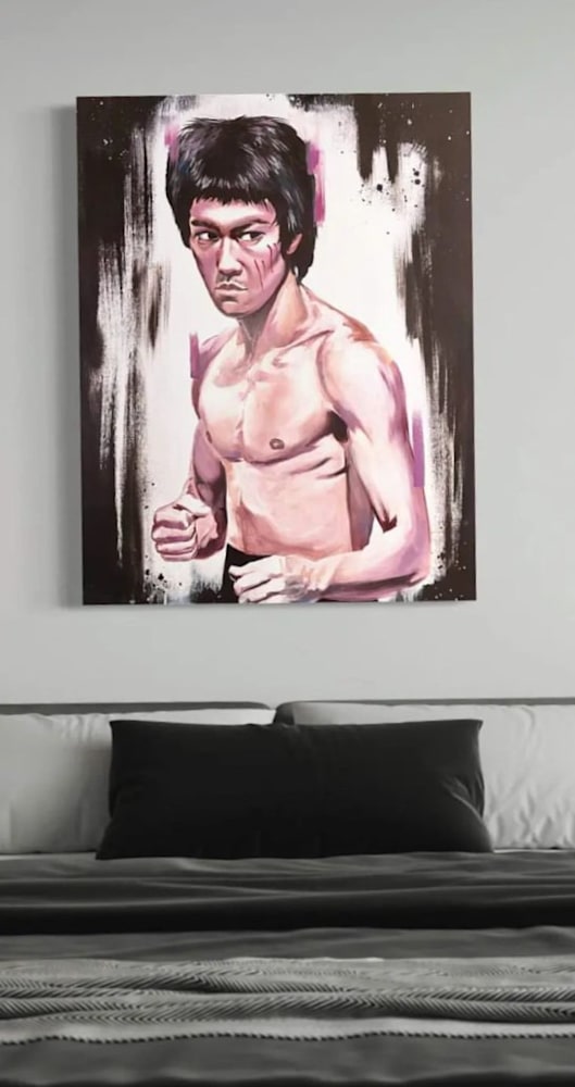 bruce lee mock up 