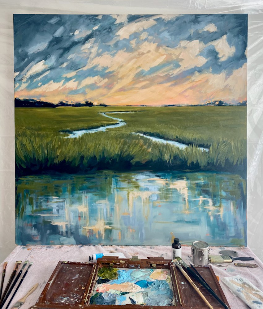 april moffatt lowcountry marsh art painting